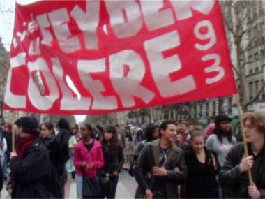 Bernard Bazile, Les Manifs (Protest Marches), 2009, video