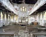 frank Schwere, Nave #3 (God’s Inspirational Kingdom Church, 2607 Blaine St), Detroit, MI, 2009, C-Print, 126cm x 100cm. Courtesy of the artist and Two Rooms