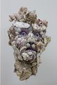 Andrea du Chatenier, Sad-eyed Oyster Man, 2011, polystyrene, shells, epoxy resin, glass eyes, found objects