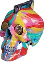 Damien Hirst, The Hours Spin Skull, 2009, household gloss on plastic skull Includes The Hours' latest CD album, See the Light, 210 x 140 x 140 mm  