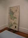 Paul Cullenm device 3 (world map), 2011, world map and fimo 