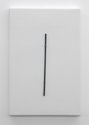 Oliver Perkins, Stich, 2011, pre-primed canvas, dowel and staples, 450 x 300mm 