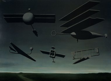 René Magritte, The Black Flag, 1937, oil on canvas, Scottish National Gallery of Modern Art © Trustees of the National Galleries of Scotland  