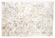 Richard Orjis, Paradise, soil and tea on paer, 1060 x 1460 mm
