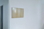 Bob van der Wal, clay brown, 2012, Auckland city Council clay brown acrylic, uracryl shield, Belgian linen