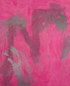 Max Gimblett, The Princess Mnemosyne, 2011, gesso, acrylic &vinyl polymers, aqua size, silver leaf, canvas, 96 x 80 x 2 in.