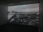 Rangituhia Hollis, Kei mate mangopare, 2012, video projection at The Film Archive.