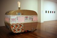 Saskia Leek, Untitled (Caravan), 2001, mixed media, Collection Dunedin Public Art Gallery