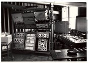 Photo of Experimental Studio of Polish Radio in the early 1960s