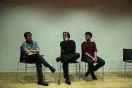 Round table discussion: Joseph D. Flores, Seng Yu Jin, and Simon Soon. Photo: Melissa Laing