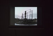 David Svensson, Efterord (Afterword), 2014, Photographic images presented on LCD. Photo: Sam Hartnett