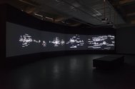Grant Stevens, Supermassive, 2013, synchronised four-channel digital video, 11 min 19 sec, installation view, photo: Jeff McLane, courtesy the artist and LA Louver, Venice   