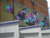 Mika Still, 2014, Stafford Street  - part of the Dunedin Street Art Festival