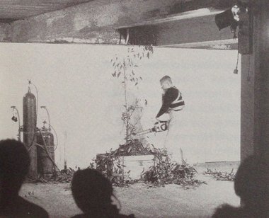 Jim Allen performing 'On Planting a Native' in Adelaide in 1976