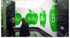 Billy Apple mural in the foyer of Old South British Building. Image courtesy of Starkwhite