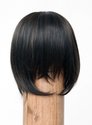 Zina Swanson, Log Wig, 2015, detail, woodgrain vinyl, pine log veneer, synthetic wig