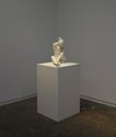 Sam Harrison, Untitled (Seated Woman III), 2015, waxed plaster and steel maquette, 48 x 64.5 x 32.5 cm