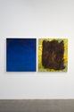 James Cousins: untitled (blue), 2010, oi and acrylic on canvas, 1050 x 450 mm; Untitled (y-p), 2010, oil and acrylic on canvas, 1050 x 450 mm. Photo: Sam Hartnett