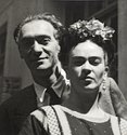 Nickolas Muray and Frida Kahlo, by Nickolas Muray, 1939 ©Frida Kahlo Museum