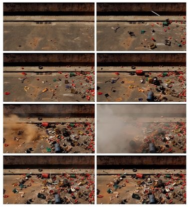 Selection of stills from Cinthia Marcelle and Tiego Mata Machado's O Seculo (The Century), 2011, video.