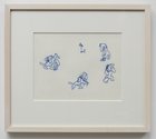 Tom Kreisler, untitled (Dancing Dogs) 2, ink on paper, 160 x 220 mm.
