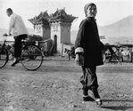 Tom Hutchins, Old Woman with Bound Feet, Lanchow Province, China, 1956. Copyright Tom Hutchins Images Ltd