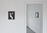 Installation of Tony de Lautour's Modern Letters in Ivan Anthony.
