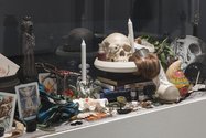 Fiona Pardington’s Altar as presented in Occulture: The Dark Arts at City Gallery Wellington, 2017. Courtesy Starkwhite, Auckland