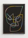 Julian Hooper, Absent Minded Professor, 2019, acrylic on canvas, 605 x 455 mm