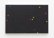 Rebecca Baumann, Automatic Drawing (Colour Constellation III), 2019, flip-dot display, ardino, aluminium, 460 x 675 x 80 mm. Photo: Sam Hartnett