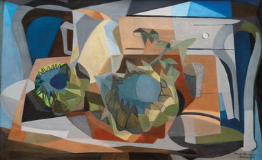 Louise Henderson, Cubist Still Life, 1954, Auckland Art Gallery Toi o Tāmaki, purchased 2019