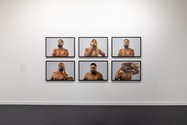 Pati Solomona Tyrell, Masculine Me Tender  2014 in Oracles, City Gallery Wellington, 2020 Photo: Harry Culy