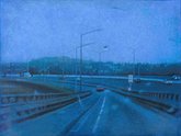 Gary McMillan, Scene 44, 2020, acylic on linen, 67.4 x 88.3 cm (framed).
