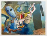 Stephen Bram, Torquil Todd and David Morrison, Untitled, 1981/2023, oil on board, 92,5 x 122.5 cm